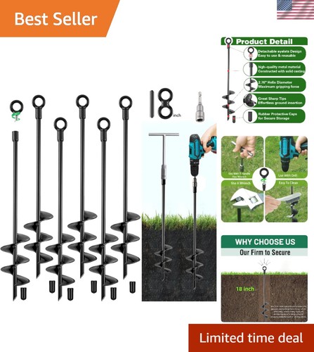 Ground anchors screw 18 - in,,