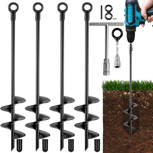 Pack screw in auger - 4‑pack,