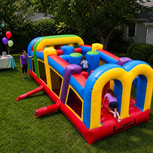 Inflatable obstacle course - inflatable,