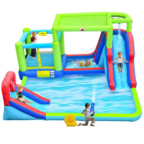 Inflatable dual water slides - dual,