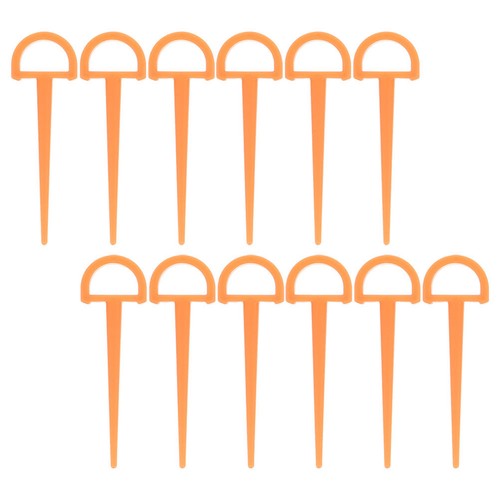 12pcs durable orange plastic - durable,
